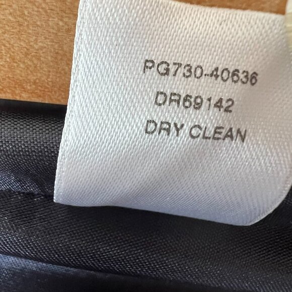 Pendleton Skirt Womens Size 2 Navy Blue Virgin Wool Blend Business Modern - Picture 13 of 14